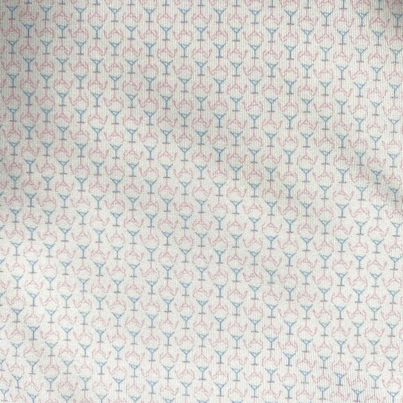 Peter Millar Summer Comfort Golf Polo Shirt Men's Sz L Drinks Cocktails Martinis - Picture 5 of 9